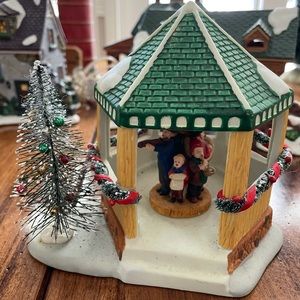 Dickens Christmas village gazebo